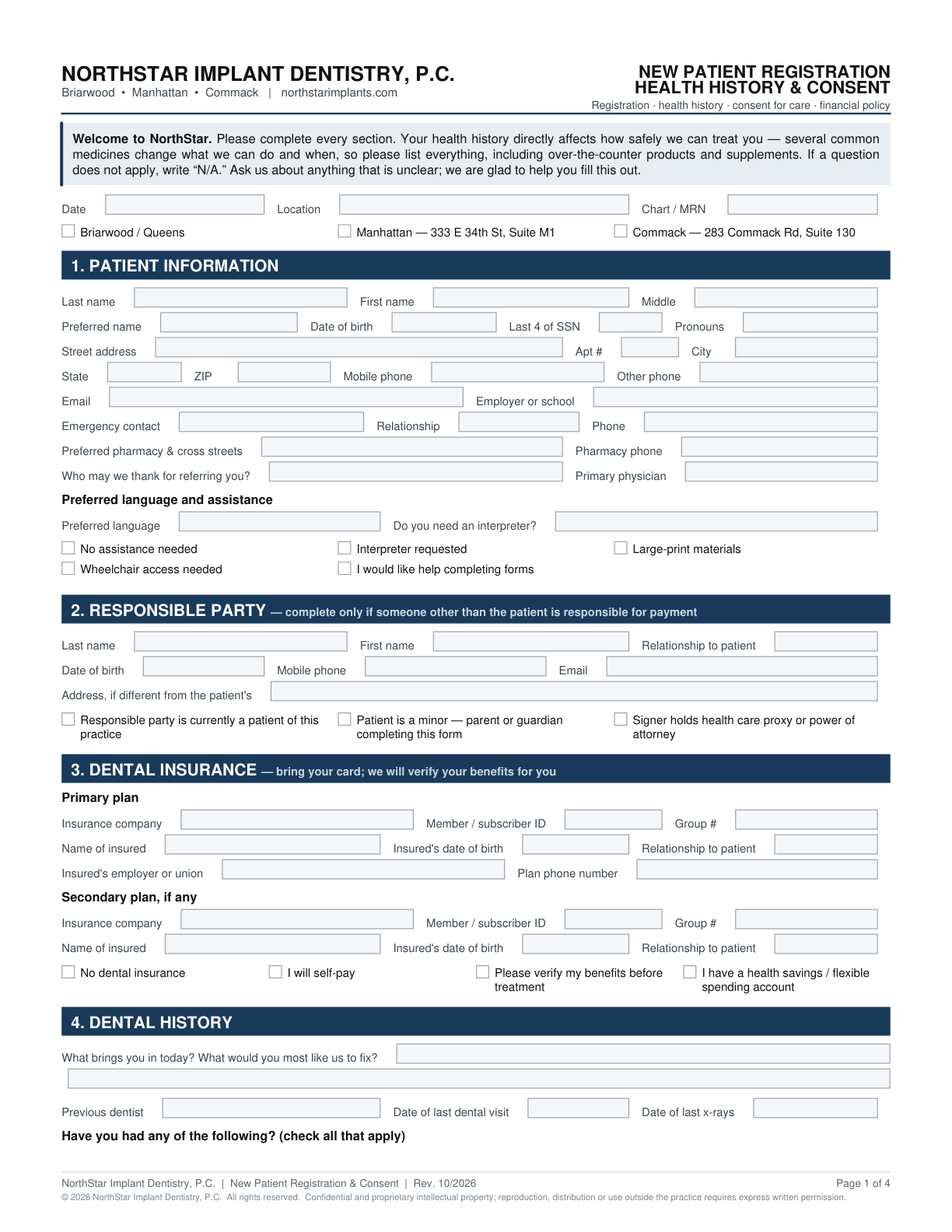 Original form page 1; full text is available above