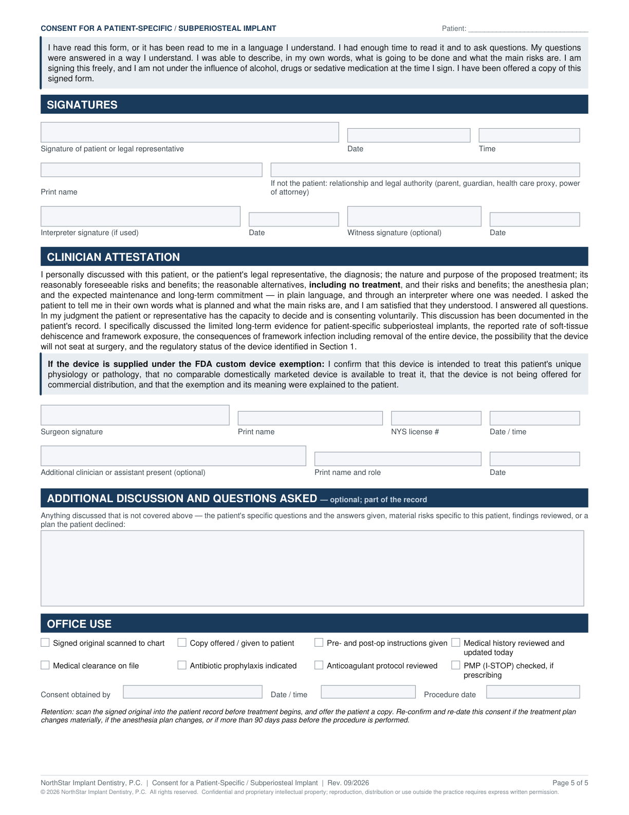 Original form page 5; full text is available above